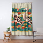 Pink Flamingo Window Curtain Gallery Image 5