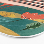 Pink Flamingo Bath Mat Gallery Image 3