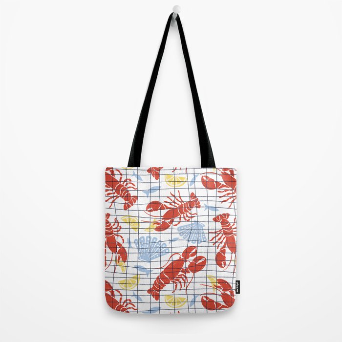 Fresh Catch Summer Lobster Tote Bag Gallery Image 2