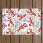 Fresh Catch Summer Lobster Outdoor Rug Gallery Image 1