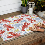 Fresh Catch Summer Lobster Outdoor Rug Gallery Image 2