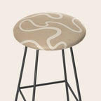 Abstract line art 244 Stool Gallery Image 2