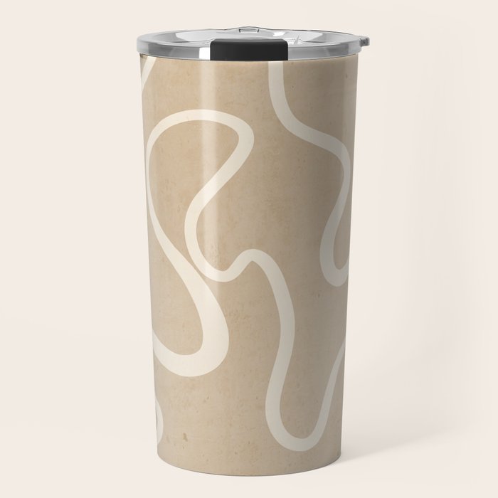 Abstract line art 244 Travel Mug Gallery Image 1