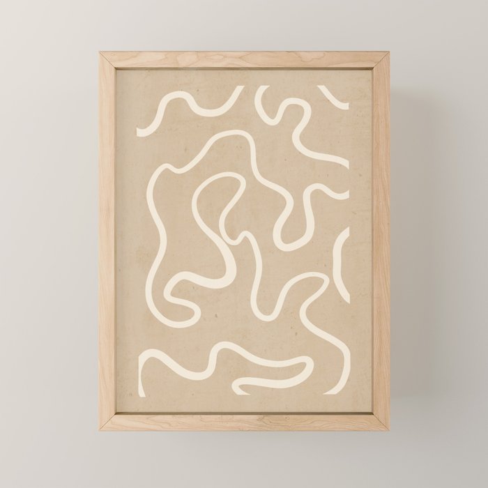 Abstract line art 244 Mini Art Print Gallery Image 1