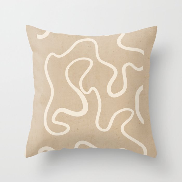 Abstract line art 244 Throw Pillow Gallery Image 6