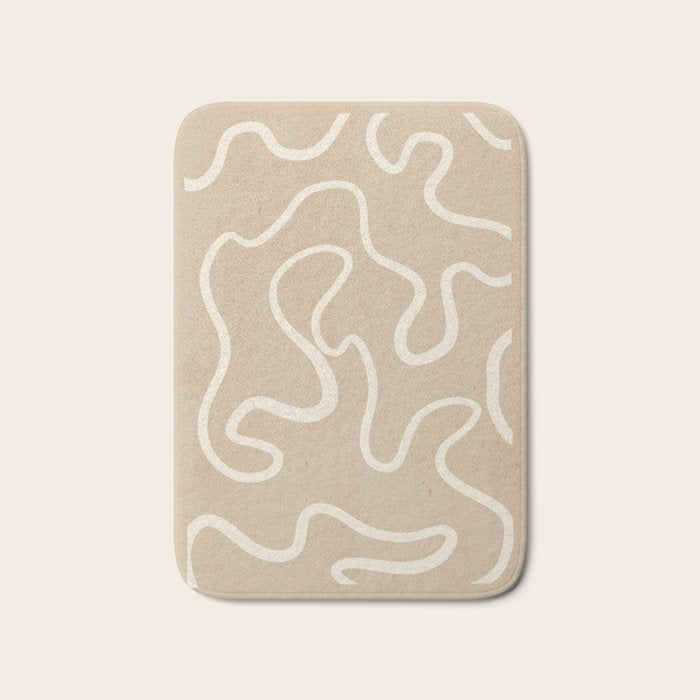 Abstract line art 244 Bath Mat Gallery Image 1