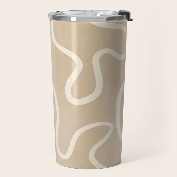 Abstract line art 244 Travel Mug Gallery Image 2