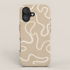 Abstract line art 244 iPhone Case Gallery Image 1