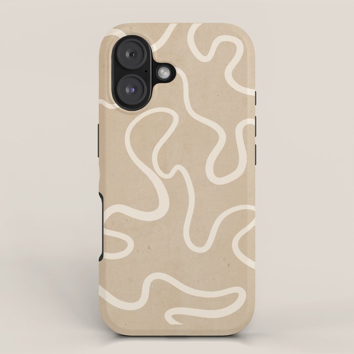 Abstract line art 244 iPhone Case Gallery Image 1
