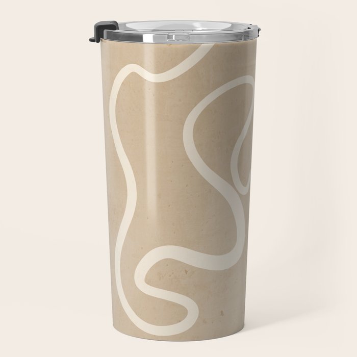 Abstract line art 244 Travel Mug Gallery Image 3