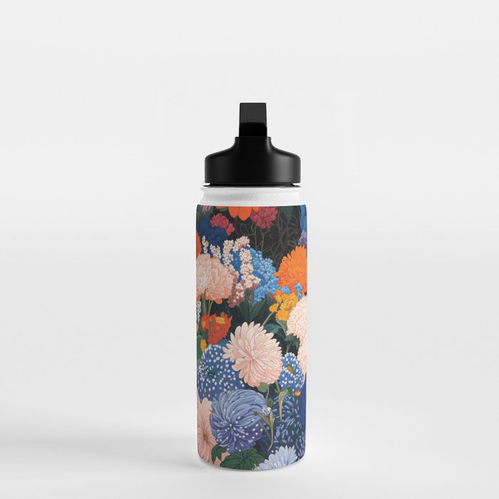 Floral Wall Art Botanical Poster Japanese Painting Maximalist Dopamine Decor Flower Print Water Bottle Gallery Image 3