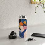 Floral Wall Art Botanical Poster Japanese Painting Maximalist Dopamine Decor Flower Print Water Bottle Gallery Image 4