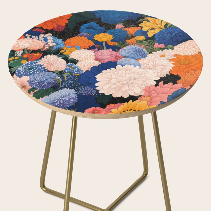 Floral Wall Art Botanical Poster Japanese Painting Maximalist Dopamine Decor Flower Print Side Table Gallery Image 2