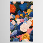Floral Wall Art Botanical Poster Japanese Painting Maximalist Dopamine Decor Flower Print Tablecloth Gallery Image 2
