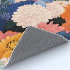 Floral Wall Art Botanical Poster Japanese Painting Maximalist Dopamine Decor Flower Print Rug Gallery Image 4