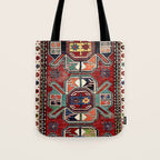 Karabagh Antique Azerbaijan South Caucasus Rug Print Tote Bag Gallery Image 1