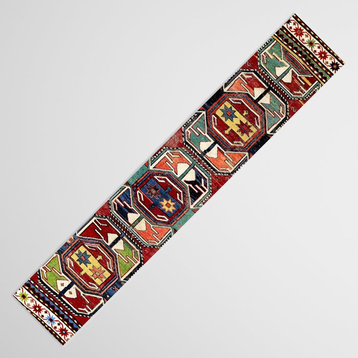 Karabagh Antique Azerbaijan South Caucasus Rug Print Table Runner Gallery Image 3