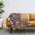 Karabagh Antique Azerbaijan South Caucasus Rug Print Throw Blanket Gallery Image 1