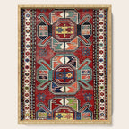 Karabagh Antique Azerbaijan South Caucasus Rug Print Serving Tray Gallery Image 1