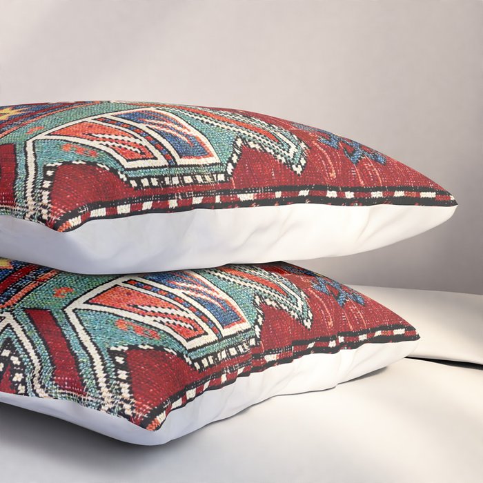 Karabagh Antique Azerbaijan South Caucasus Rug Print Pillow Sham Gallery Image 3