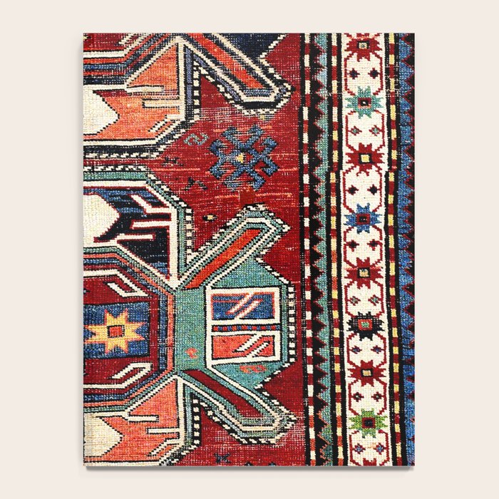 Karabagh Antique Azerbaijan South Caucasus Rug Print Notebook Gallery Image 4
