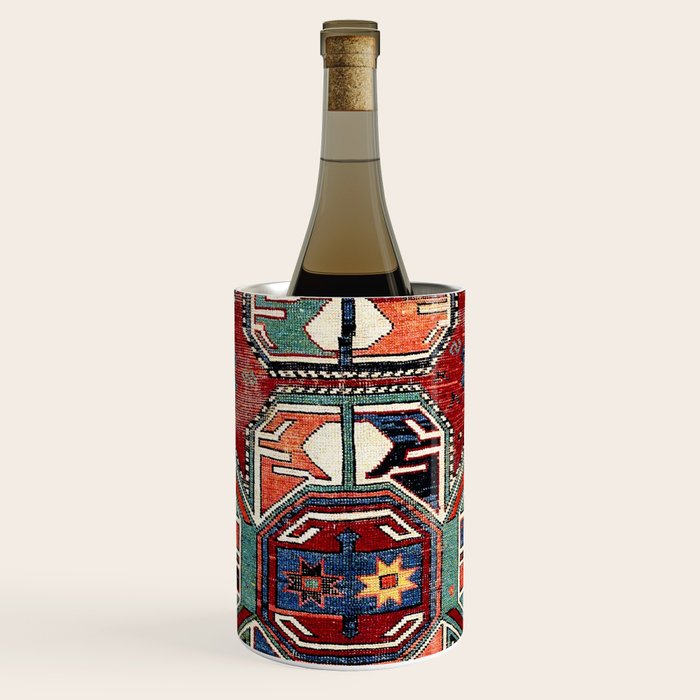 Karabagh Antique Azerbaijan South Caucasus Rug Print Wine Chiller Gallery Image 1