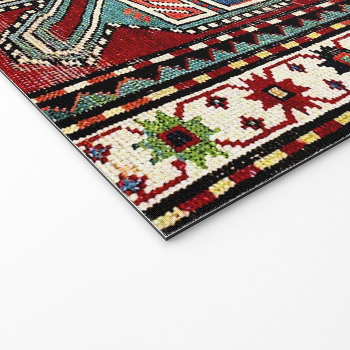 Karabagh Antique Azerbaijan South Caucasus Rug Print Welcome Mat Gallery Image 2