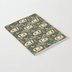Little Camper - forest green and gold Notebook Gallery Image 2