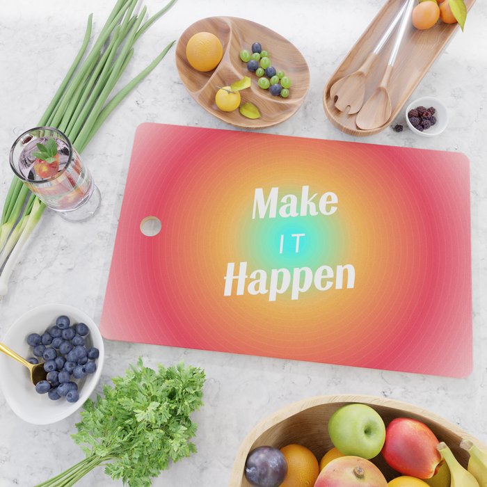 Make It Happen Gradient Cutting Board Gallery Image 2