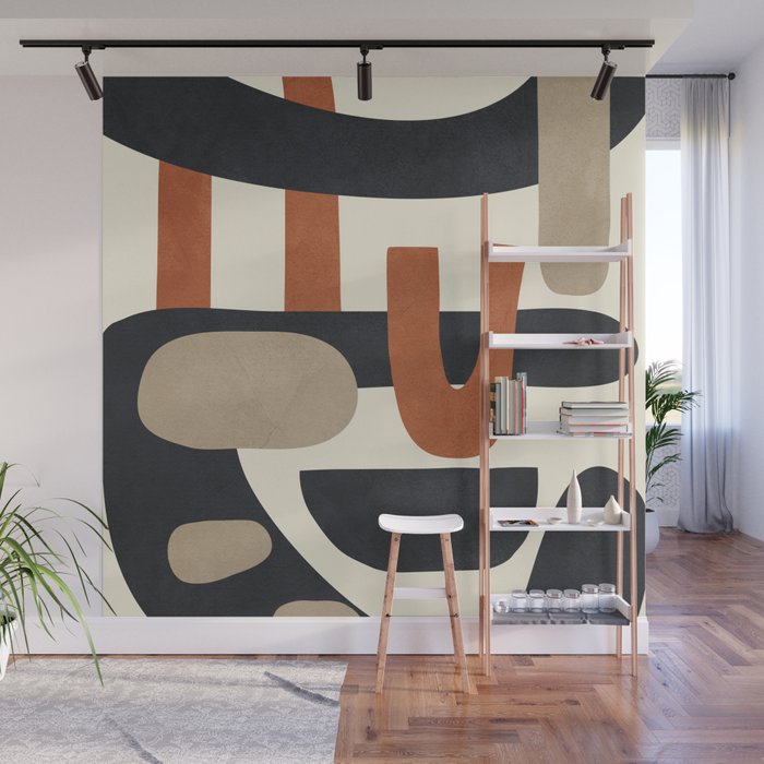 Abstract Colorful Setting 14 Wall Mural Gallery Image 1