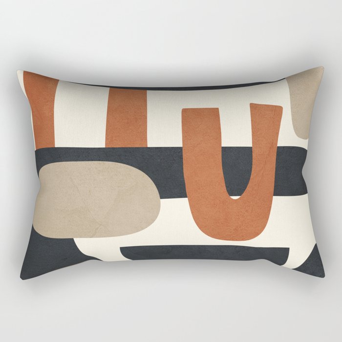 Abstract Colorful Setting 14 Rectangular Pillow Gallery Image 1