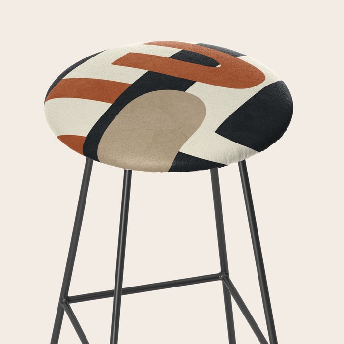 Abstract Colorful Setting 14 Stool Gallery Image 2