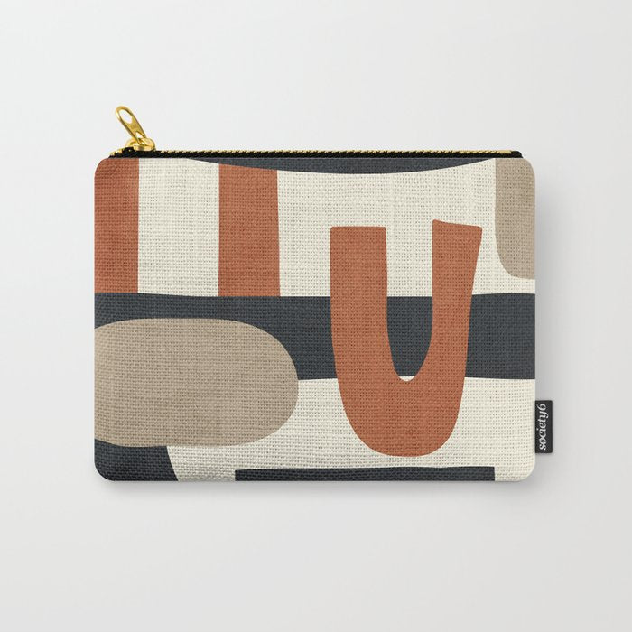 Abstract Colorful Setting 14 Carry All Pouch Gallery Image 1
