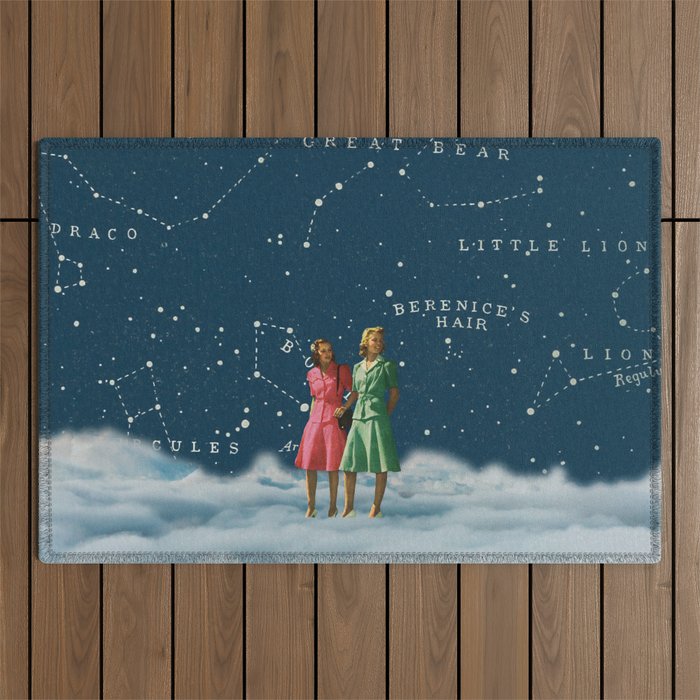 A walk in the Clouds // On Friendship Outdoor Rug Gallery Image 1