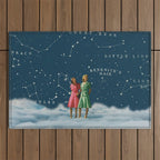 A walk in the Clouds // On Friendship Outdoor Rug Gallery Image 1