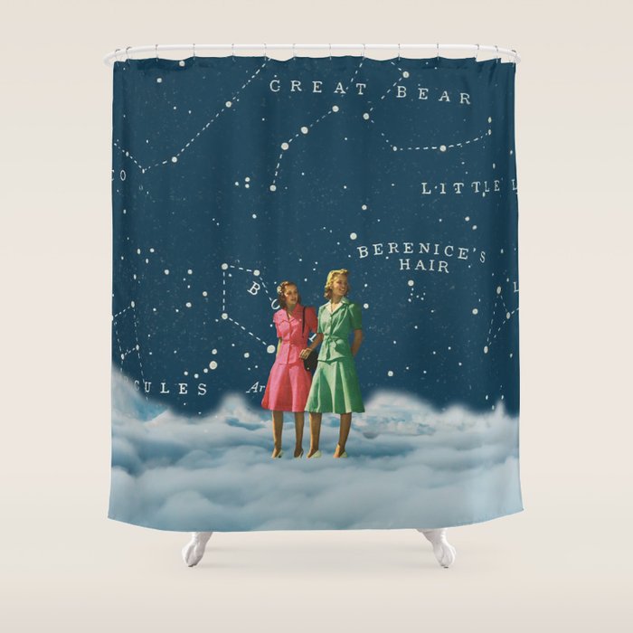 A walk in the Clouds // On Friendship Shower Curtain Gallery Image 1