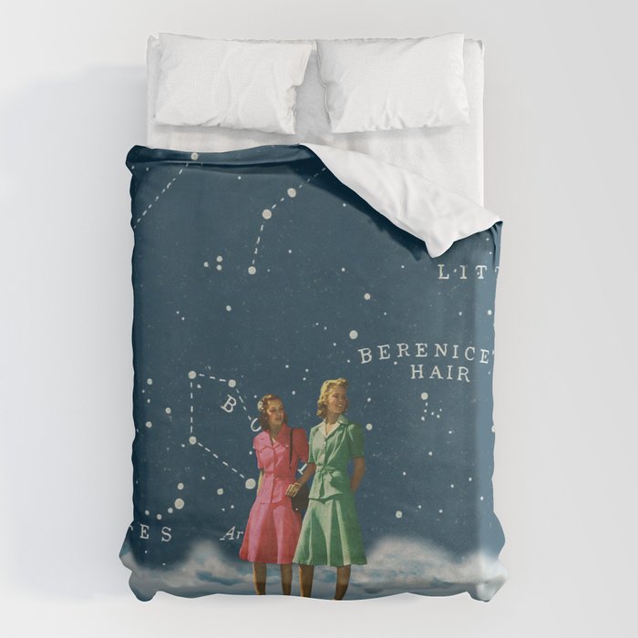A walk in the Clouds // On Friendship Duvet Cover Gallery Image 1