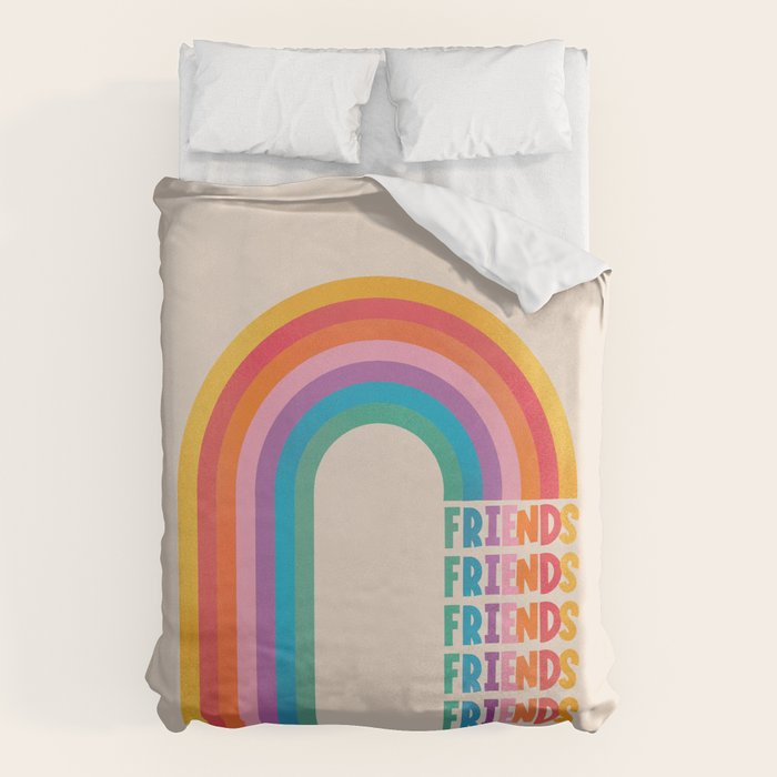 Rainbow Friends Duvet Cover Gallery Image 1