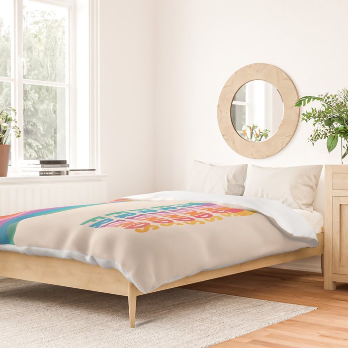 Rainbow Friends Duvet Cover Gallery Image 2