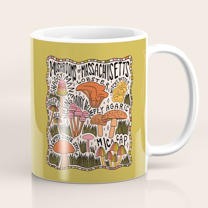 Mushrooms of Massachusetts Coffee Mug Gallery Image 1