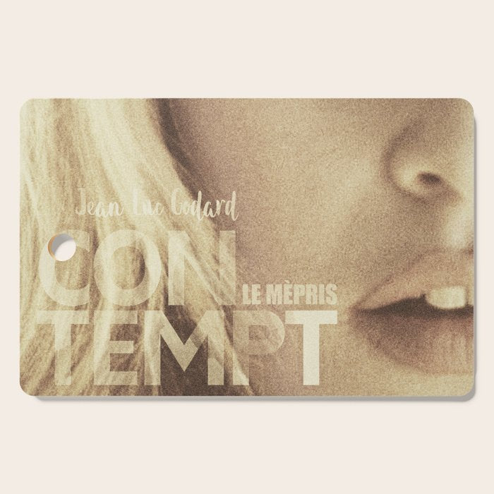 Brigitte Bardot, Contempt, movie poster, Le Mepris, Jean-Luc Godard, Fritz Lang, Cutting Board Gallery Image 1