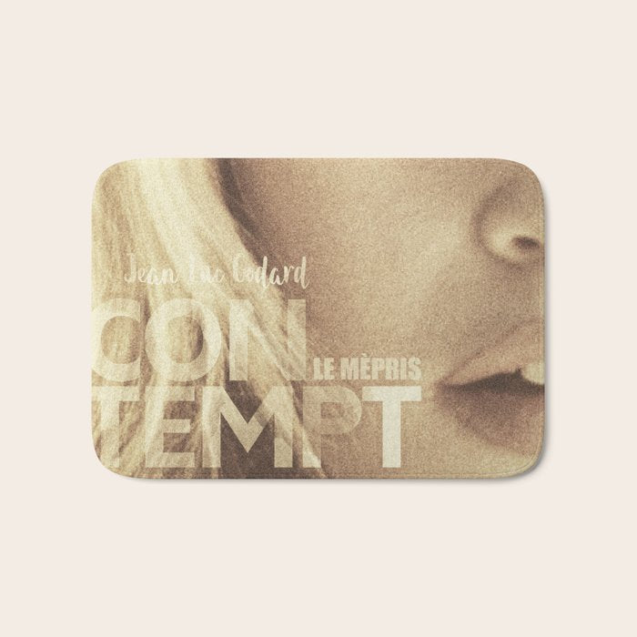 Brigitte Bardot, Contempt, movie poster, Le Mepris, Jean-Luc Godard, Fritz Lang, Bath Mat Gallery Image 1