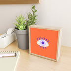 Very peri evil eyes  Mini Art Print Gallery Image 2
