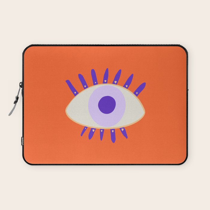 Very peri evil eyes  Laptop Sleeve Gallery Image 1