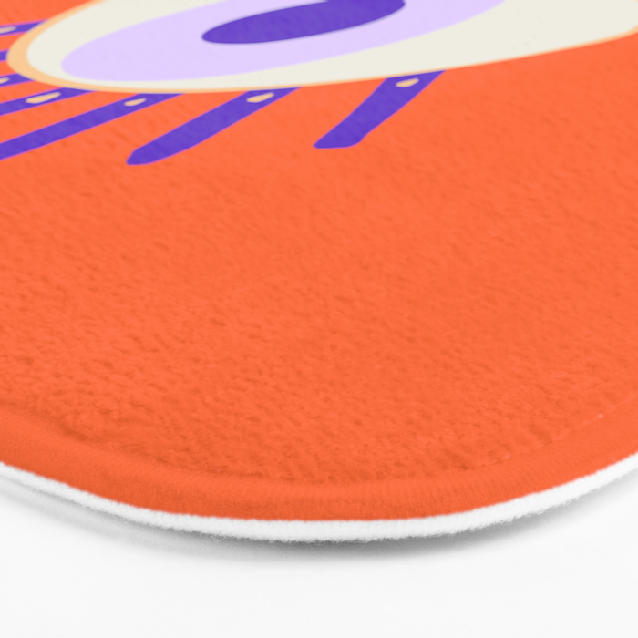 Very peri evil eyes  Bath Mat Gallery Image 3