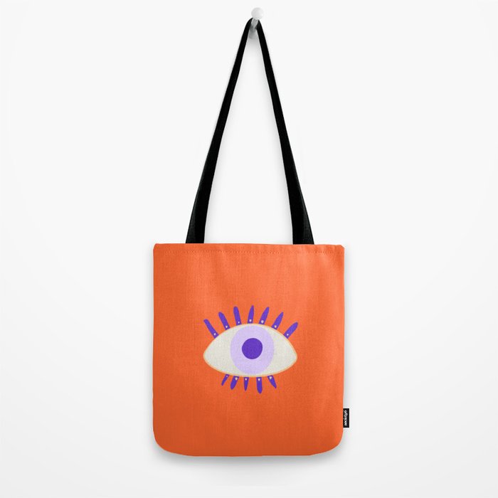 Very peri evil eyes  Tote Bag Gallery Image 2
