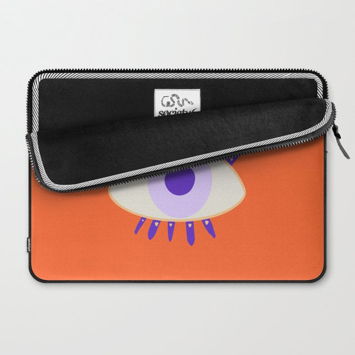 Very peri evil eyes  Laptop Sleeve Gallery Image 2
