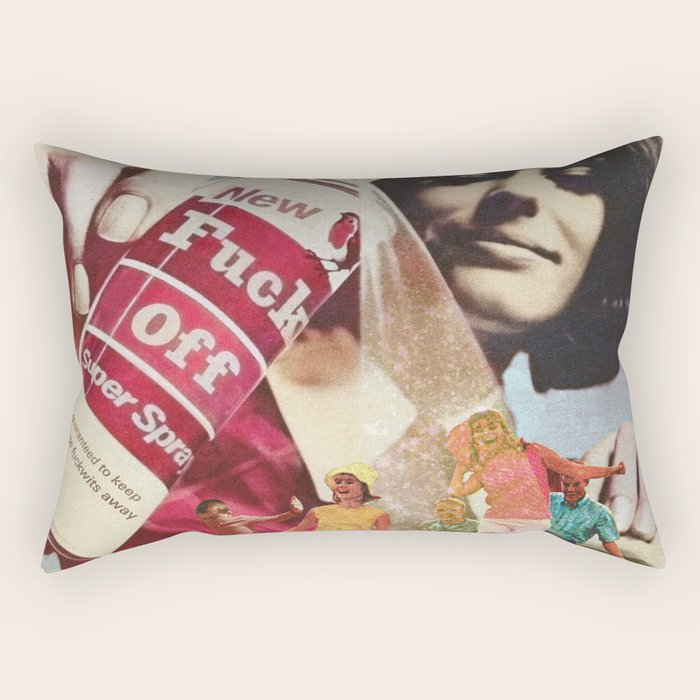 Do me a favour... Fuck Off Rectangular Pillow Gallery Image 2