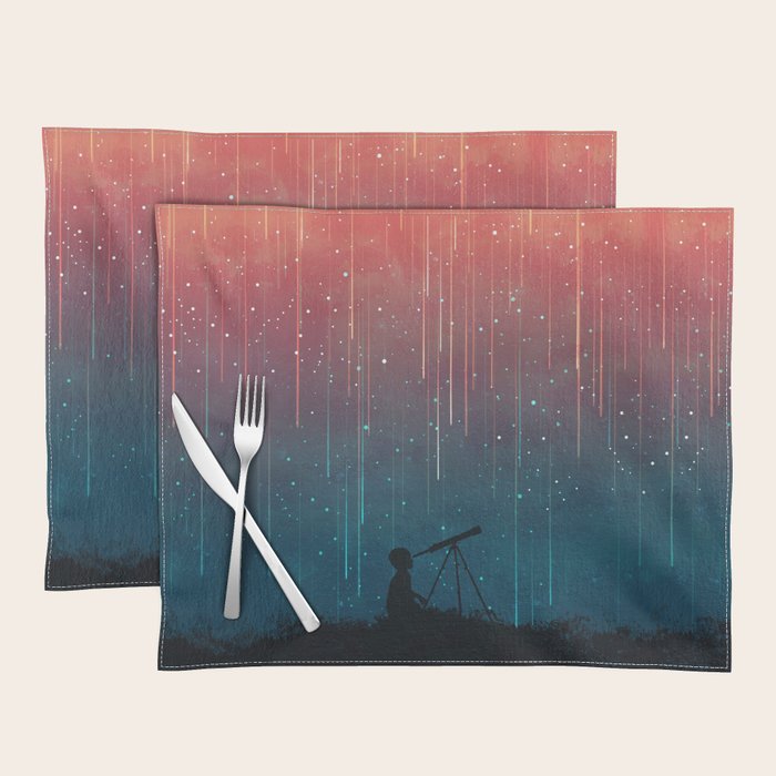 Meteor rain Placemat Gallery Image 1