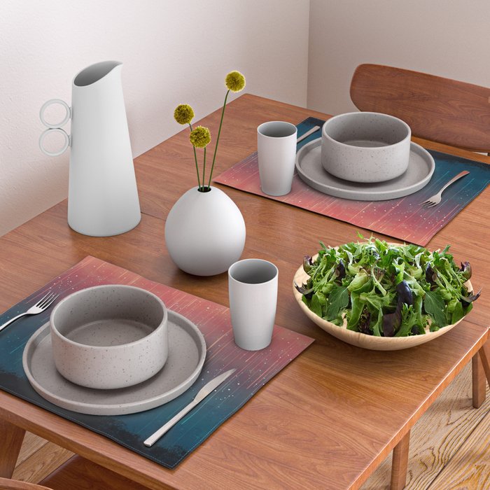 Meteor rain Placemat Gallery Image 2